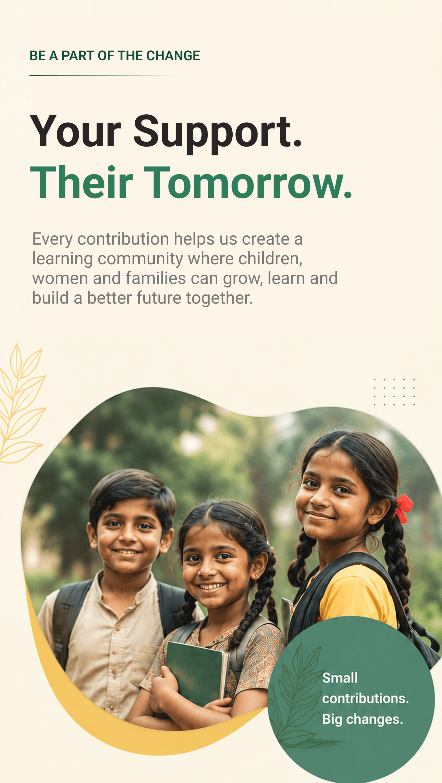 Your Support. Their Tomorrow.
