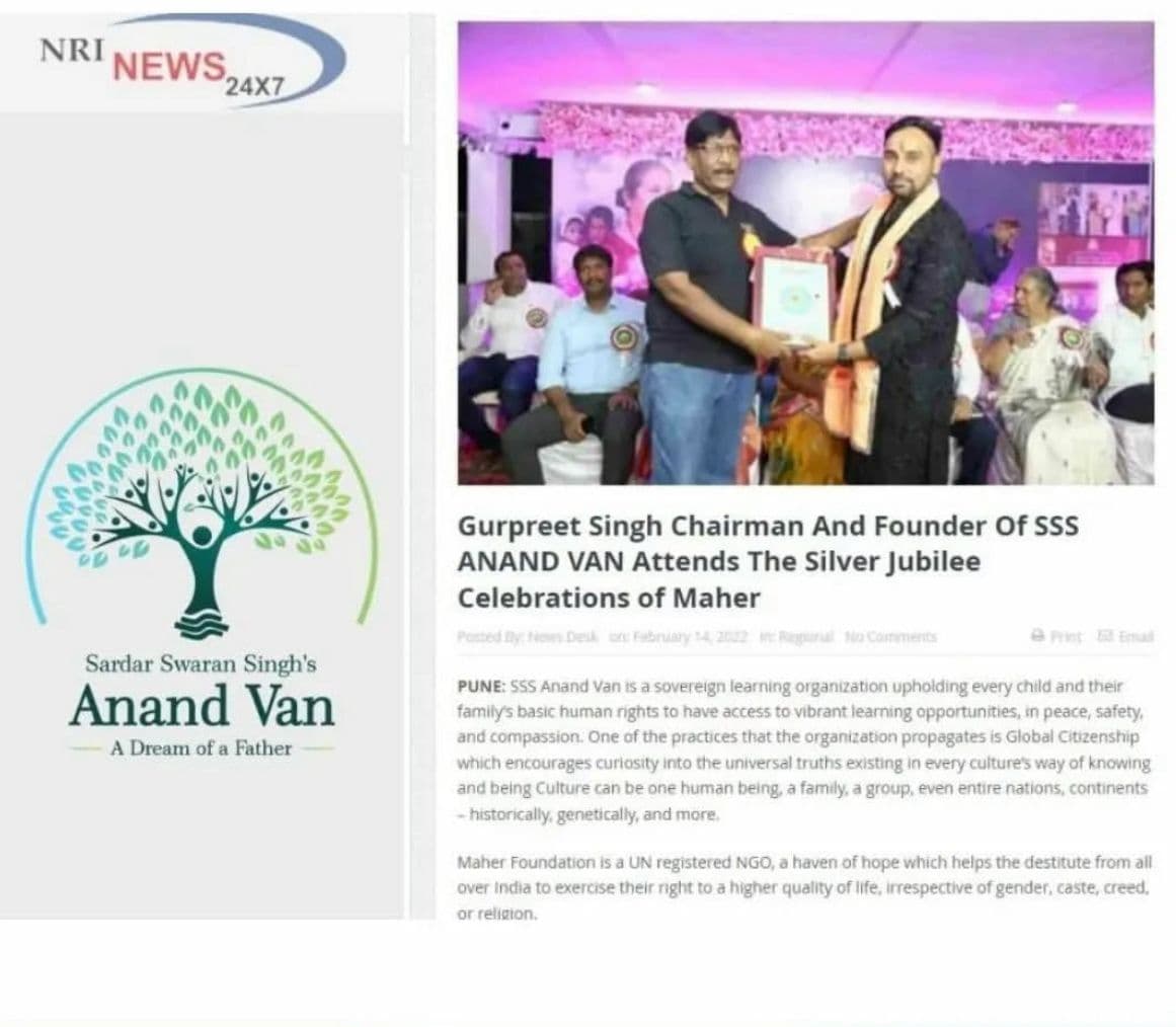 NRI News 24x7 coverage of the Silver Jubilee of Maher